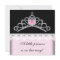 Diamond Tiara Pink Black Princess Baby Shower