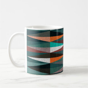 Diamond Tiles: Colourful Floor Mosaic Coffee Mug