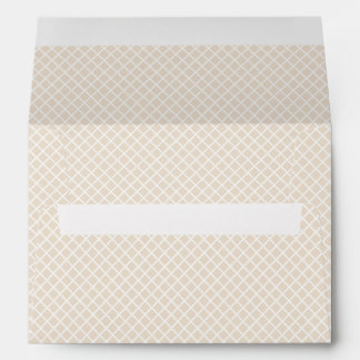 Diamond Trellis | Soft Linen Envelope