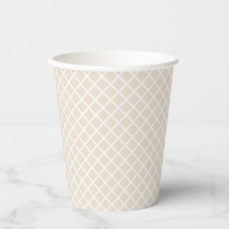 Diamond Trellis | Soft Linen Paper Cups