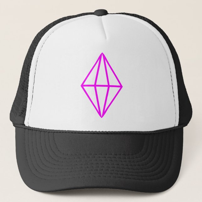 Diamond Trucker Hat (Front)