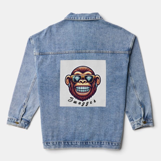 Diamond Vision Gorilla Denim Jacket (Back)
