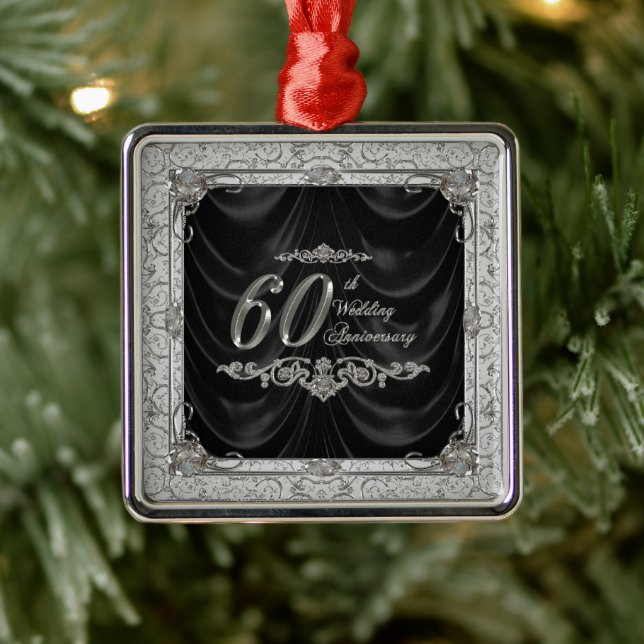 Diamond Wedding Anniversary Ornament (Tree)
