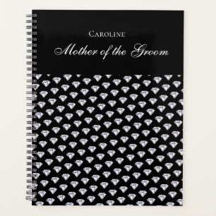 Diamond Wedding Bridal Party Mother of the Groom Planner