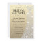 Diamond Wedding Dress Gold Glitter Bridal Shower