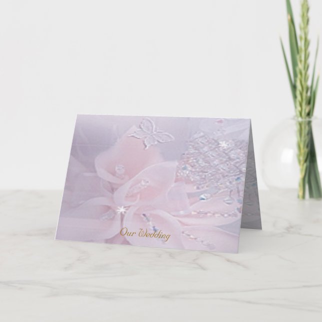 Diamond Wedding Invitation Card (Front)