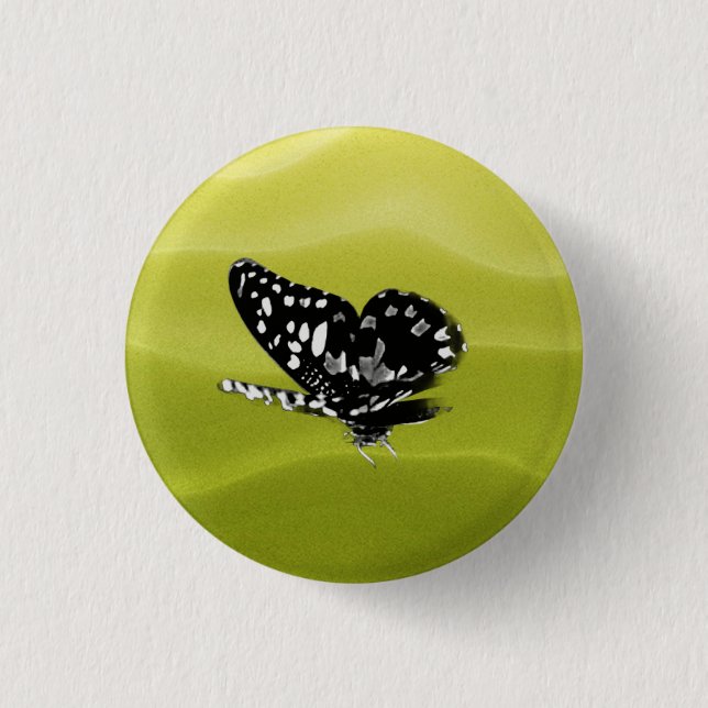 Diamond Wings 1 Inch Round Button (Front)