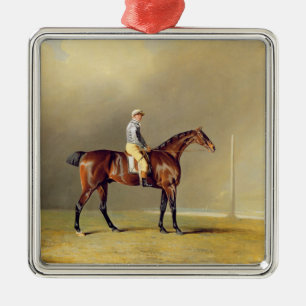 Diamond, with Dennis Fitzpatrick Up, 1799 (oil on Metal Ornament