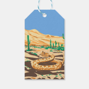 Diamondback Rattlesnake Gift Tags