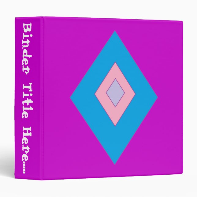 Diamonds 1.5" binder (Front/Spine)