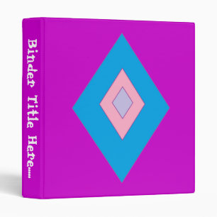 Diamonds 1" binder