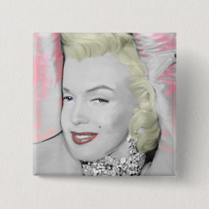 Diamonds 2 2 inch square button