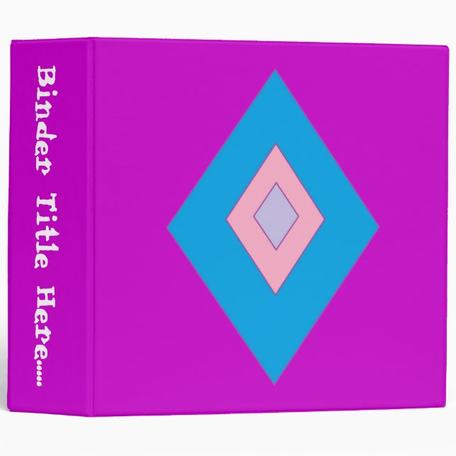 Diamonds 2" binder (Front/Spine)