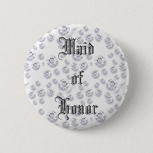 Diamonds 2 Inch Round Button (Front)