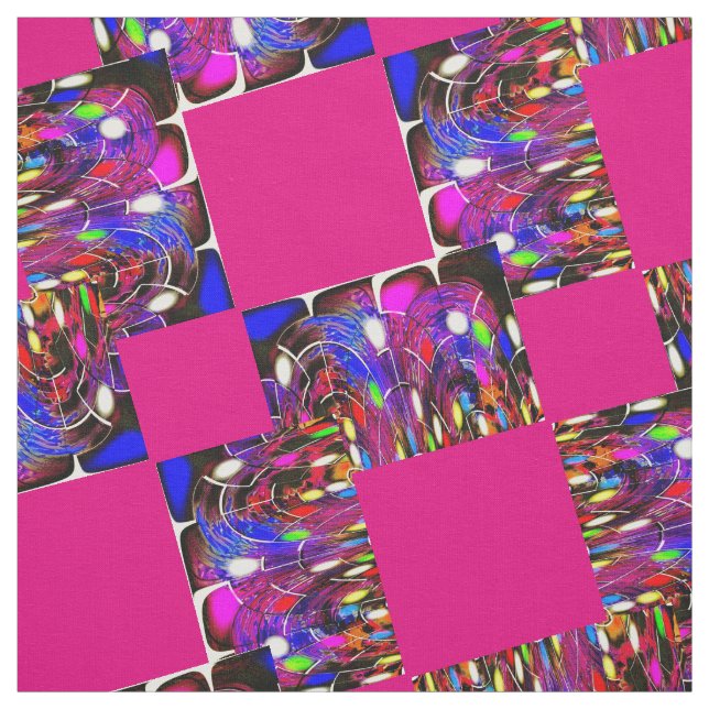 Diamonds and gems fabric (Swatch)