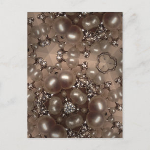 Diamonds and pearls postcard