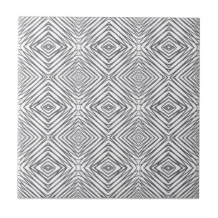 Diamonds and Sound Waves Tile