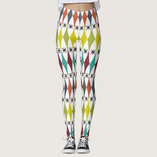 Diamonds and Starbursts  Leggings