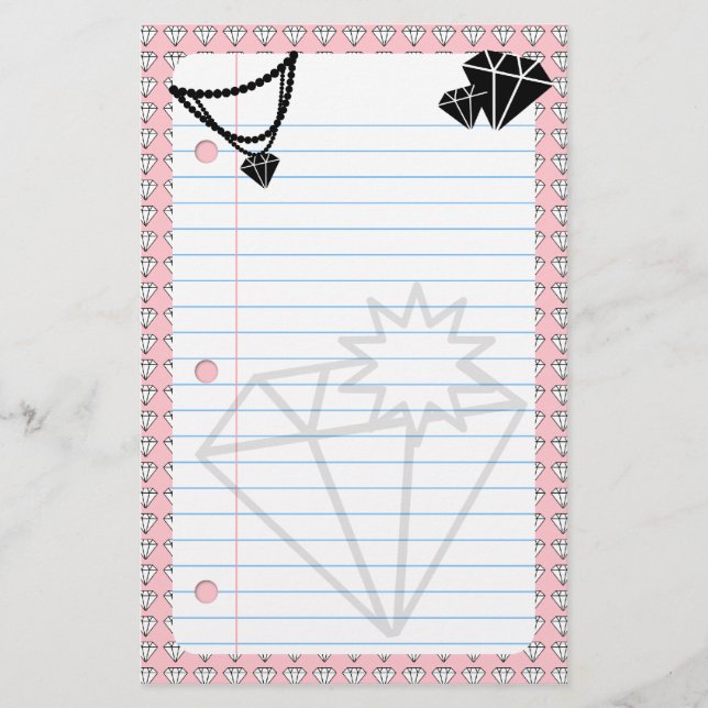 diamonds are forever stationery (Front)