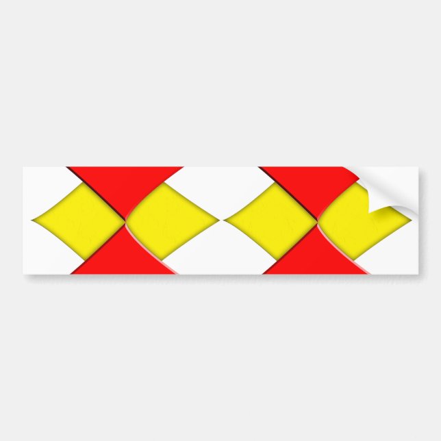 Diamonds Bumper Sticker (Front)