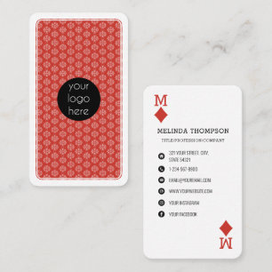 Diamonds Business Logo Lecture Carte de visite