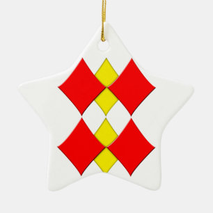 Diamonds Ceramic Ornament
