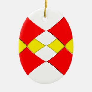 Diamonds Ceramic Ornament