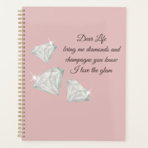 Diamonds & Champagne Quote – Dear Life Edition Planner