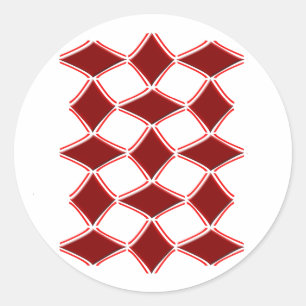 Diamonds Classic Round Sticker