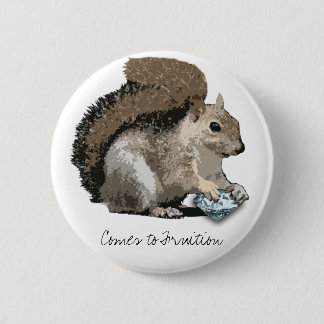 Diamonds for Winter 2 Inch Round Button