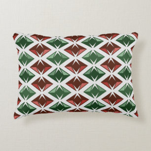 DIAMONDS Gems Red Green 2 in 1 Accent Pillow
