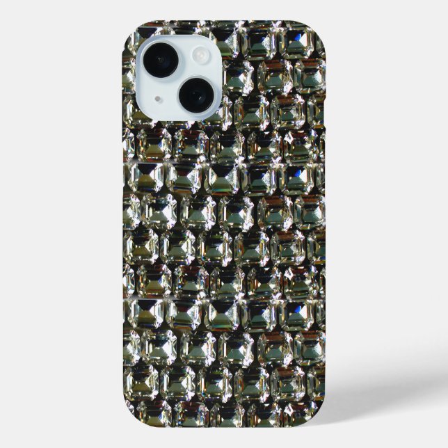 Diamonds gemstones rhinestones Case-Mate iPhone case (Back)