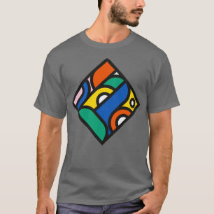 Diamonds Geometric Playing d T-Shirt