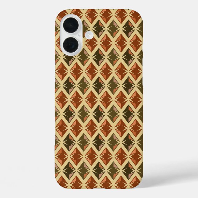 DIAMONDS Geometric Red Gems Case-Mate iPhone Case (Back)