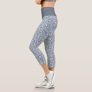 Diamonds Glitter Capri Leggings