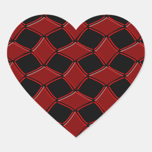 Diamonds Heart Sticker
