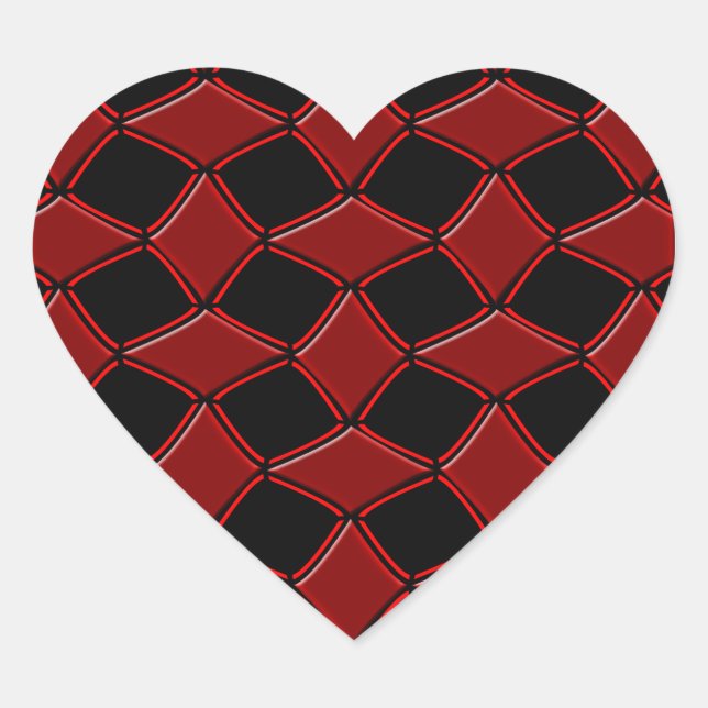Diamonds Heart Sticker (Front)