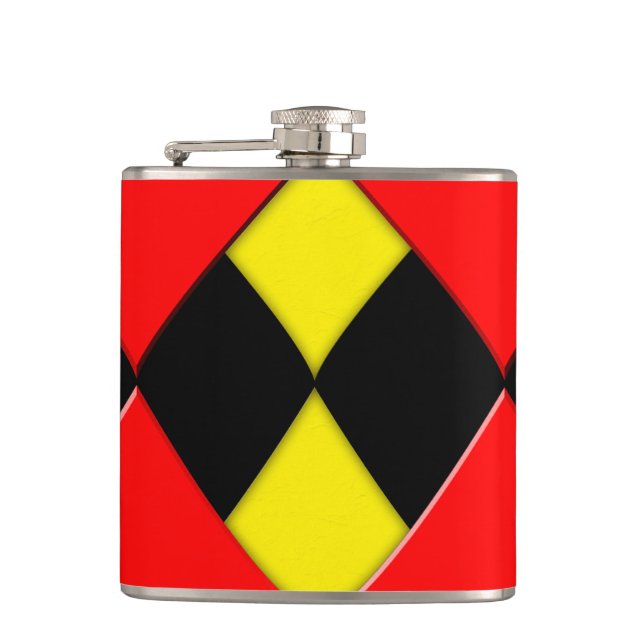 Diamonds Hip Flask (Front)
