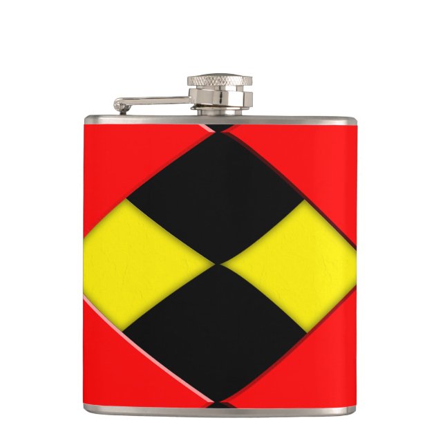 Diamonds Hip Flask (Front)