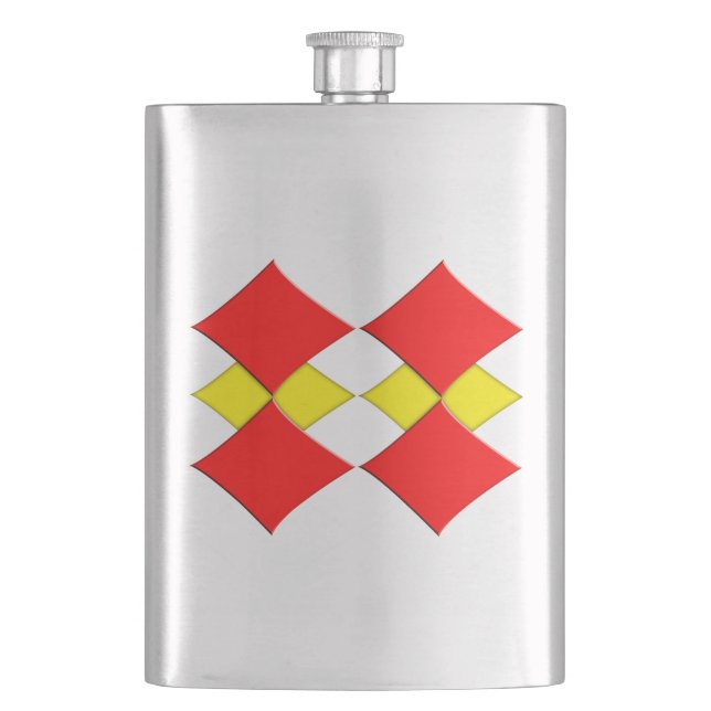 Diamonds Hip Flask (Front)