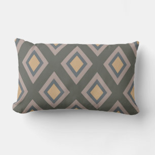 DIAMONDS IN TAUPE THROW PILLOW