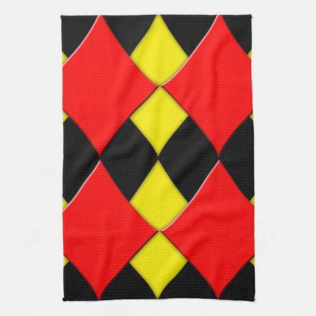 Diamonds Kitchen Towel (Vertical)