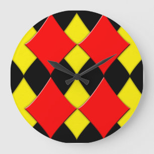 Diamonds Large Clock