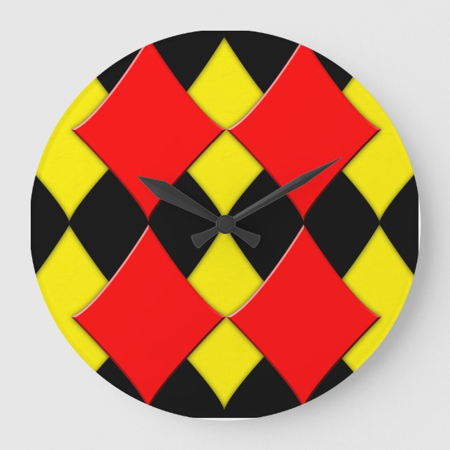 Diamonds Large Clock (Front)