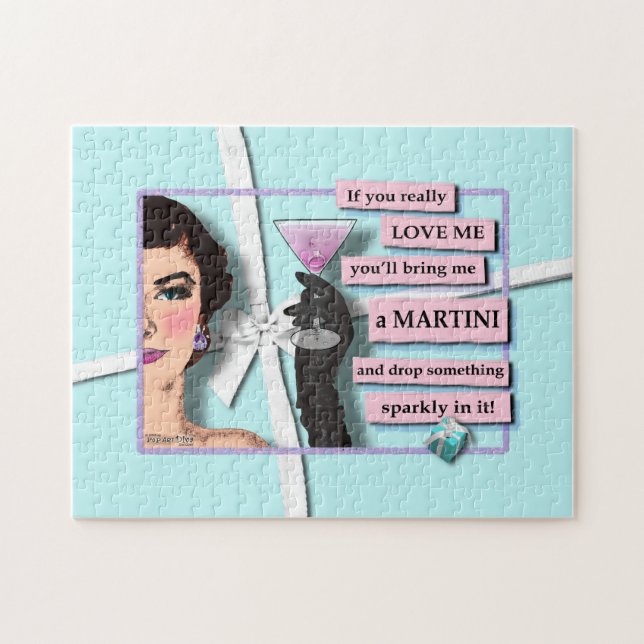 DIAMONDS & MARTINIS COCKTAIL PARTY PUZZLE (Horizontal)
