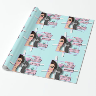 Diamonds & Martinis WRAPPING PAPER