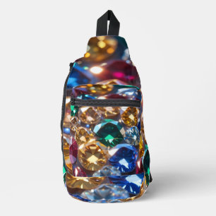 Diamonds Of Many Colours Sling Bag
