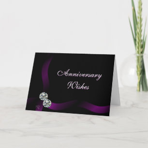 Diamonds on Black3 - personalize or customize Card