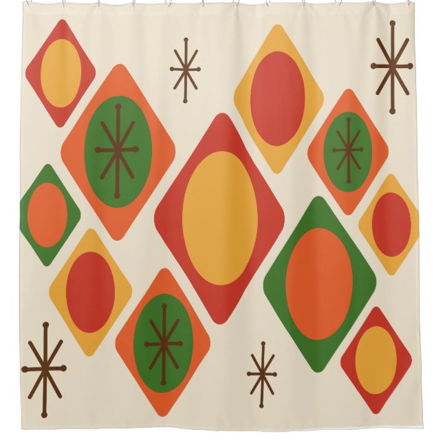 Diamonds Ovals Starbursts Multicolored (Front)