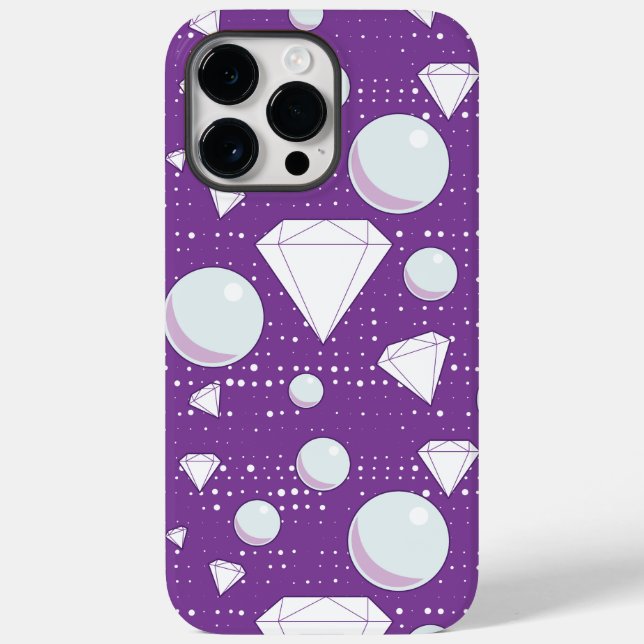 Diamonds & Pearls iPhone Case (Back)